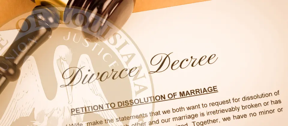 Guide to Louisiana Divorce Records